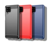 Funda para Samsung Galaxy A12, funda para Samsung M12, F12, A12, Nacho Cover de 6,5 pulgadas, a prueba de golpes, de silicona suave, protectora para A12 y M12. For F12 negro