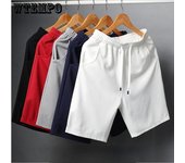 Pantalones Cortos Pantalones De Playa De Verano para Hombres Pantalones Cortos Deportivos Informales para Correr Pantalones Rectos De 5 Puntos para Hombres M negro