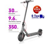 Patinete eléctrico MK083, almacén europeo, 350 W, 36 V, 10,4 Ah, 25 km/h, 8,5 pulgadas gris