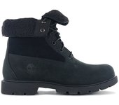 Timberland Botas de vellón Linden Woods WP - Botas de invierno para mujer forradas en piel negra ORIGINAL Shoes EU 37 US 6 negro