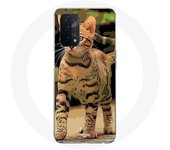 Coque pour Oppo A74 Bengal Race de chats dessin Animé