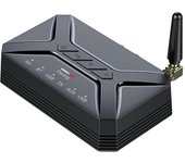 T-R22 BT5.0 Transmisor receptor de audio 2 en 1 Adaptador de audio inalámbrico de 3,5 mm Entrada auxiliar USB RCA para TV negro