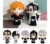 Anime BLEACH juguetes de peluche Kurosaki Ichigo Kuchiki Rukia Kuchiki Byakuya Ichimaru Gin Cosplay muñecos de peluche figura de peluche 20cm