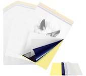 Papel de transferencia para tatuajes, papel para plantillas de tatuajes, 4 capas, tamaño A4, papel de transferencia térmica para plantillas de tatuajes, suministros para tatuajes verde ácido