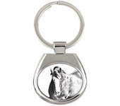 Clydesdale - keychain with a horse, keychain with a print, personalized pendant from the Art-Dog brand plata