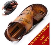 Sandalias de hombre Zapatos casuales de playa Zapatillas de suela gruesa 42