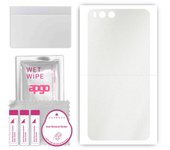 apgo Protective Skin Sticker for the back compatible with Xiaomi Mi 6, Wrap Film, Foil, Vinyl - Pattern Matte Transparent