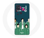 Coque pour samsung galaxy A71 Squid Game Affiche personnages Art