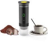 Cafetera portátil mini con cápsulas de espresso USB USB Version negro