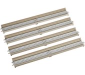 TOMIX N Gauge PC Rail con Viaducto F Juego de 4 1822 Suministros de Modelismo Ferroviario HS280-PC