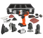 Estuche de herramientas y kit combinado de herramientas Black Decker BDCDMT1206KITC Matrix 6 y [artículo]