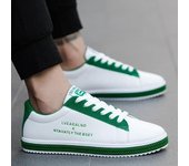 Zapatos de lujo para hombre, zapatos casuales de cuero, zapatos planos transpirables para caminar, nuevos zapatos de moda con cordones, zapatillas de diseñador para hombre, zapatos de hombre 39