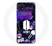 Coque pour Samsung Galaxy A22 5G Bangtan Sonyeondan BTS Logo Army Bomb Lightstick