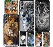 Funda de teléfono con diseño de tigre, león y leopardo para Samsung Galaxy S24, S23, S22, 5G, S20 Ultra, S21 FE, S10, S9 Plus, S10E, S8 Lite 20, funda de silicona suave Samsung S9
