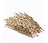 100 piezas de sonda de prueba de resorte P50?Herramientas de aguja metálica con pasador Pogo redondo de 0,68 mm B1