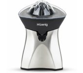 Exprimidor eléctrico de cítricos - H.KoeNIG AGR60 - 2 conos intercambiables - Pico antigoteo - Acero inoxidable