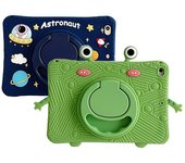 Cute Cartoon Frog Astronaut para iPad Pro 11 Case 2022 2021 2020 Kids Tablet Cover para iPad 10.2 8th 9th 10th 10.9 Gen 9.7 Mini 6 Air 1 2 4 5 Funda Pro 10.5 Air 3