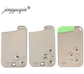 Jingyuqin-carcasa de tarjeta de llave remota de coche, 2/3 botones, para Renault Laguna Espace Vel-Satis, tarjeta inteligente sin llave, Fob, funda carcasa de repuesto 2B No word Shell No Blade