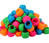 60 protectores de carretes de hilo para máquina de coser, protectores de carretes, evitan que los extremos de hilo se desenrollen para coser y bordar