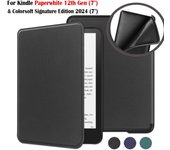 Funda protectora para Kindle Paperwhite de 7 pulgadas, 12.ª generación/Colorsoft Signature Edition 2024 azul oscuro