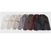 Chaqueta corta de piel sintética de lujo para mujer, otoño/invierno 2023 Extra Small