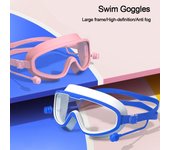 con tapones para los oídos Gafas de natación para niños Gafas Deportes al aire libre Suministros de natación blue yellow