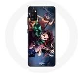Coque pour Oppo A16 Tanjiro Nezuko et Inosuke Slayer Kimetsu no Yaiba Manga