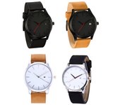 Relojes para hombres y mujeres al aire libre Scrub Belt Watch Ocio Deportes al aire libre negro