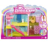 Barbie Mini Barbie Land Dream House Dress Up Play Micro Muñeca Incluye 1 juego de juego Edades 6 y más Rosa HYF46 (Azul amarillo) Juego de muñecas/casa/simulación