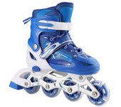 Patines para niños, nuevos patines integrados de una y dos hileras para principiantes, patines ajustables para hombre y mujer. L (size 38-41)