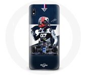 Coque pour Samsung Galaxy A10 Formule 1 Max Verstappen Pilote automobile F1 Bleu