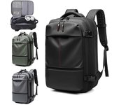 Mochila de viaje para hombre, para ordenador portátil de 17 pulgadas, de gran capacidad, para negocios, escuela, mochila expandible para exteriores 49*32*15cm negro
