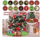 Falda para árbol de Navidad, adornos rústicos para decoración del hogar. One Size