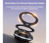 Soporte magnético de adsorción al vacío para coche C2, soporte giratorio de 360° para teléfono móvil, soporte plegable universal para teléfono de coche