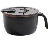 Cuenco de fideos instantáneos de acero inoxidable Cuenco de ramen instantáneo de gran capacidad con tapa Vajilla para negro