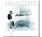 Imán para nevera Imagine John Lennon One Size blanco