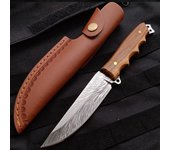 Funda para cuchillo de 22Cm, Funda de cuero con hebilla para cinturón, funda para cuchillo, cinturón de cuero marrón