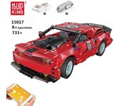 MOULD KING-juguetes de construcción para niños, juguete de construcción de alta tecnología RC motorizado Red Challenger Hyper Car, bloques de ensamblaje, regalo de Navidad rojo