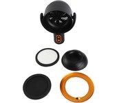 Campana extractora de sobremesa de 2 velocidades con iones negativos, alimentada por USB, portátil, para cocina, apartamento, 5 V