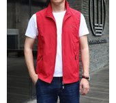 Chaleco de primavera y otoño para hombre, chaleco de ocio al aire libre, chaleco, chaqueta M