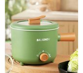 Olla arrocera eléctrica de 220V, máquina de cocina antiadherente, Mini olla caliente, olla arrocera mecánica multifunción para el hogar verde