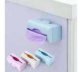 1/2 PCS Caja de almacenamiento de bolsas de basura Soporte de bolsas de basura de cocina montado en la pared Contenedor de bolsas de plástico duradero montado en la pared