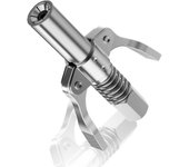 Acoplamiento G, pistola engrasadora de doble mango para todo tipo de pistolas engrasadoras, boquilla G, menor esfuerzo, fácil de colocar y quitar. 9*1.5cm plata