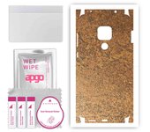apgo Protective Skin Sticker for the back+sides compatible with Huawei Mate 20, Full Wrap Film, Foil, Vinyl - Pattern Rusty Copper