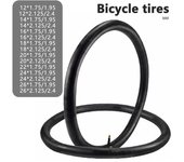 Neumáticos de goma para bicicleta, neumáticos interiores para bicicleta de montaña, antipinchazos, 14/16/18/20/24/26 pulgadas 20*2.125/2.4