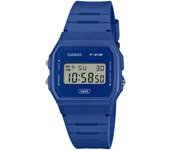 Casio Reloj unisex POP Digital Blue Bio Based Resin Strap Quartz F-91WB-2A1 azul