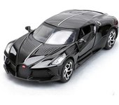 1/32 Bugatti BGT La Voiture Noire Modelo de coche de aleación Decoración Diecasts de metal y vehículos de juguete Juguete Edición limitada global Juguetes para niños negro mate