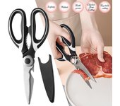 Tijeras multifuncionales de acero inoxidable, potentes tijeras para huesos de pollo y pescado, herramientas de cocina para el hogar 1PC