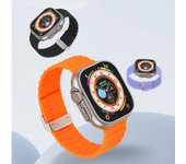 Correa de reloj con clip de retorno Correa de silicona para iWatch de 49 mm, 45 mm, 41 mm, 44 mm, 40 mm, 42 mm, 38 mm y 45 mm para iWatch series 8, 7, 3, 4, 5, 6 SE 38 40 41mm