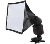 Softbox difusor de Flash plegable, 15x17cm /20x30cm, para Canon, Nikon, Pentax, Sony, Olympus, todas las cámaras dsrl 15x17cm
